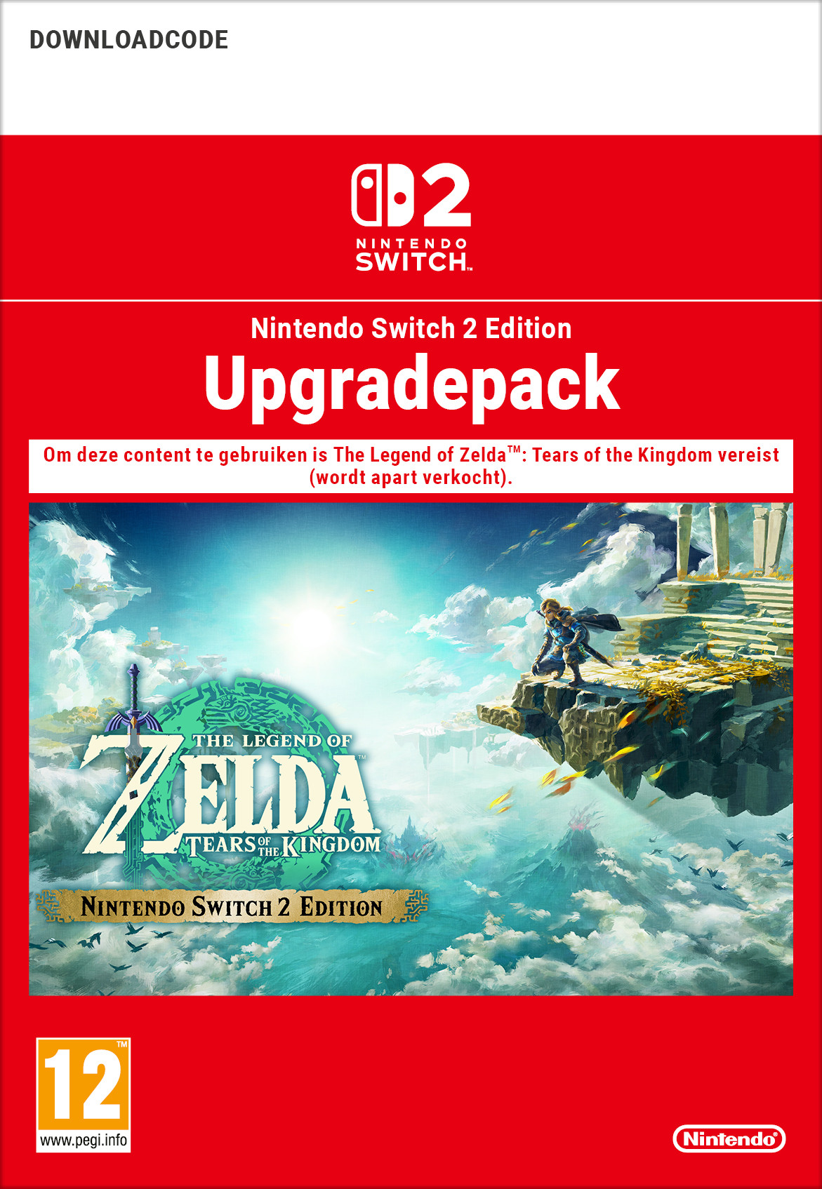 AOC The Legend of Zelda: Tears of the Kingdom Nintendo Switch 2 Edition UPGRADE PACK DLC (extra content)