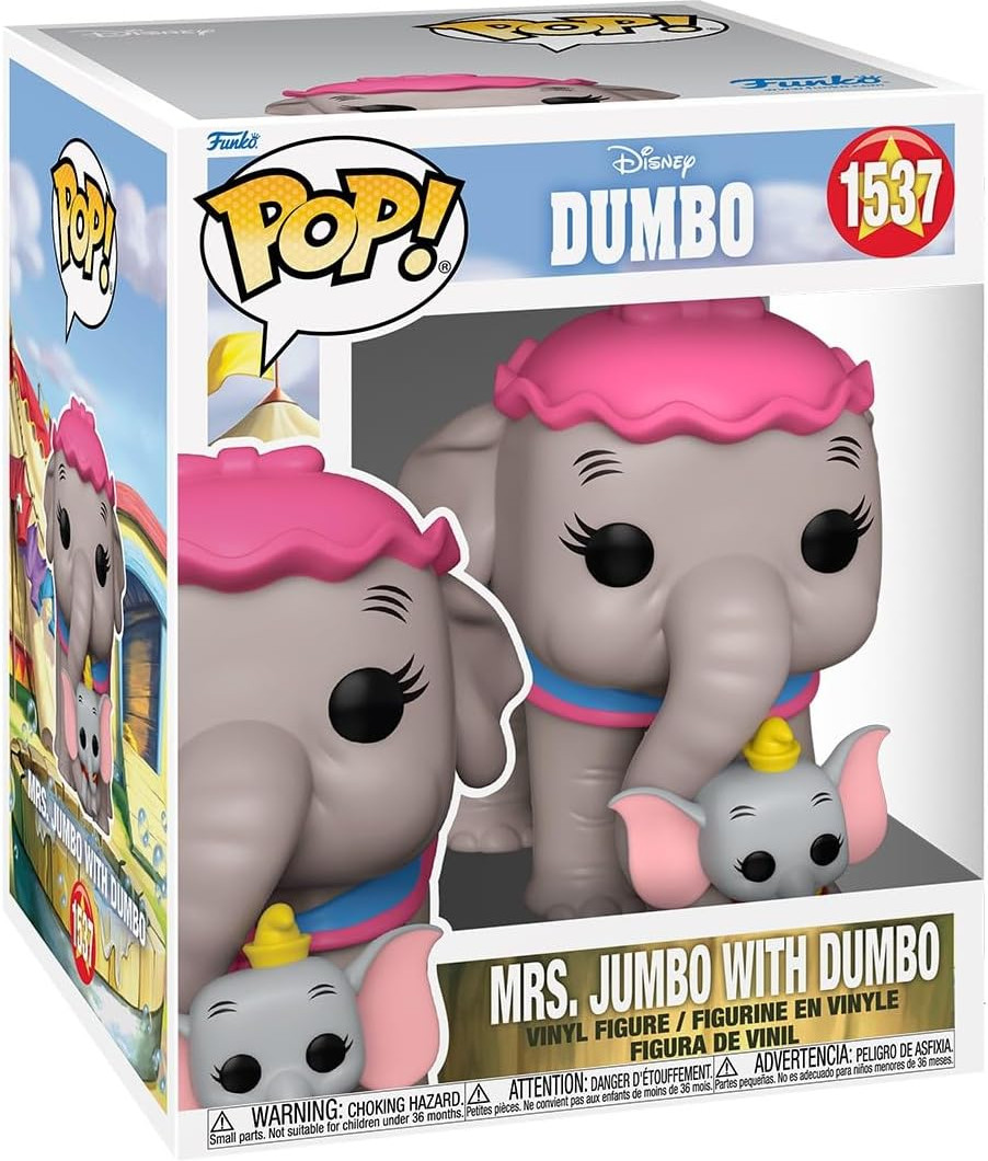 Disney Dumbo Funko Pop Vinyl: Jumbo Mrs. Jumbo with Dumbo