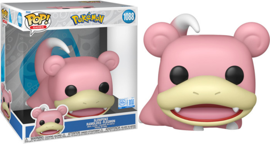 Pokemon Jumbo Funko Pop Vinyl: Slowpoke