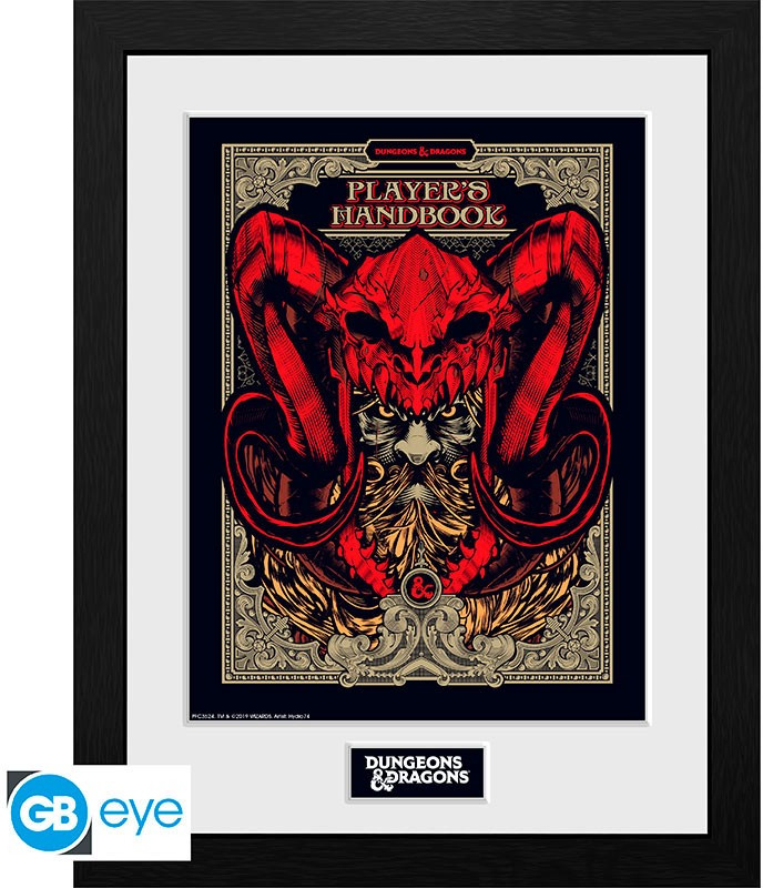 Dungeons & Dragons Framed Print - Players Handbook
