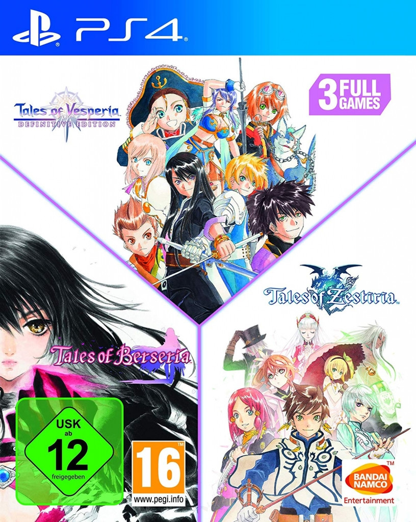 Tales of Zestiria + Tales of Berseria + Tales of Vesperia Definitive Edition