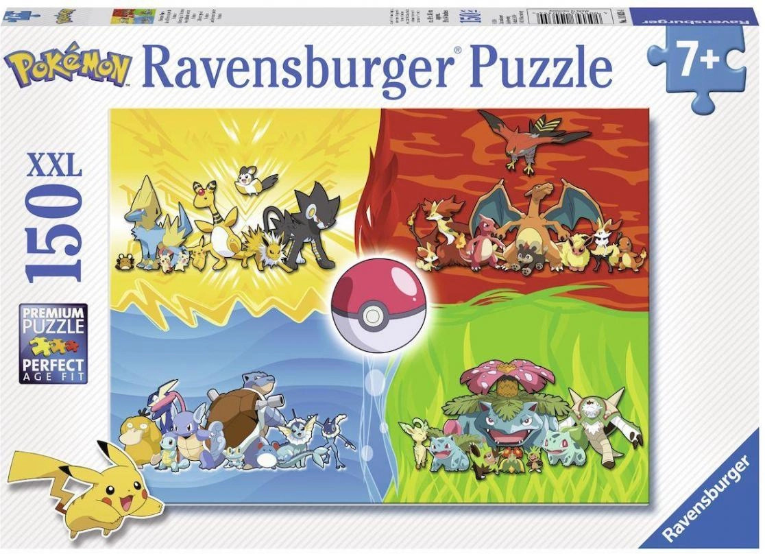 Pokemon XXL Puzzle: Pokemon Types (150pc)