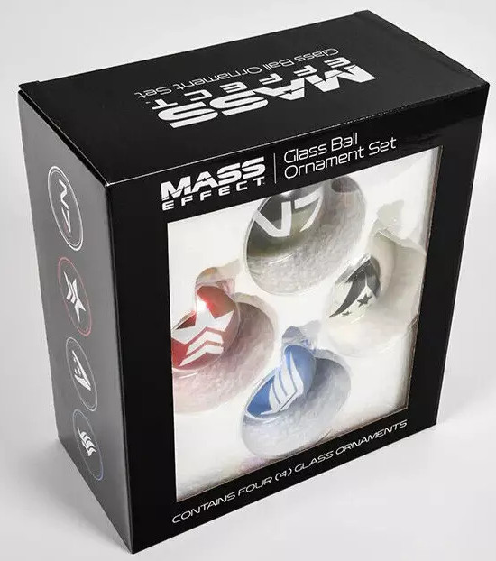 Mass Effect - Glass Ball Ornament Set