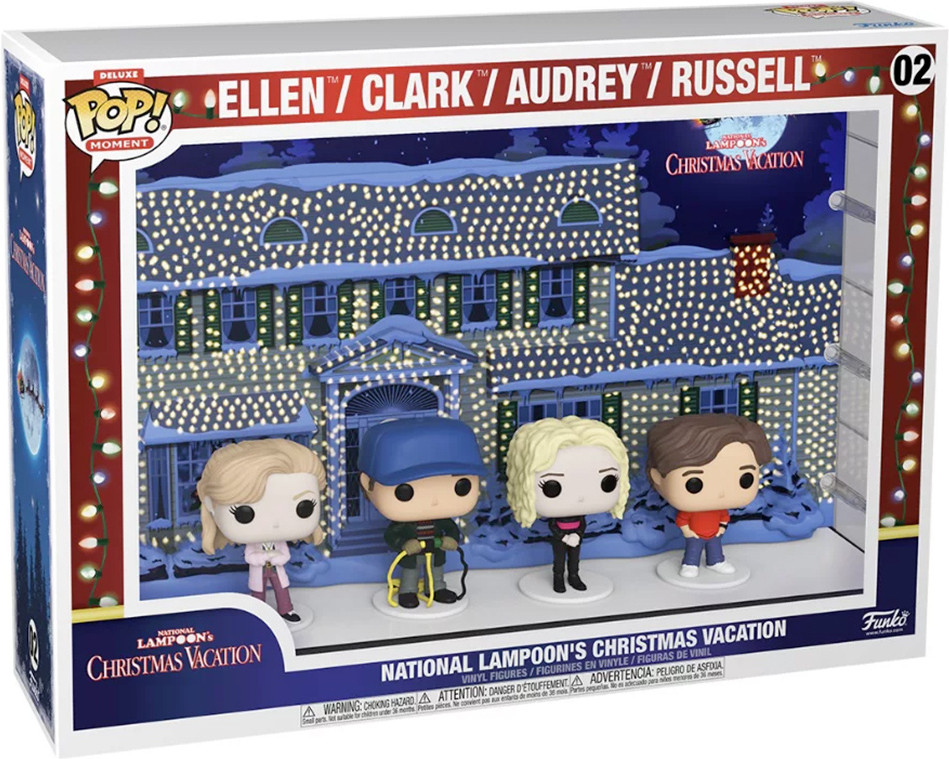 National Lampoon's Christmas Vacation Funko Pop! Moment Deluxe Vinyl: Ellen, Clark, Audrey & Russell