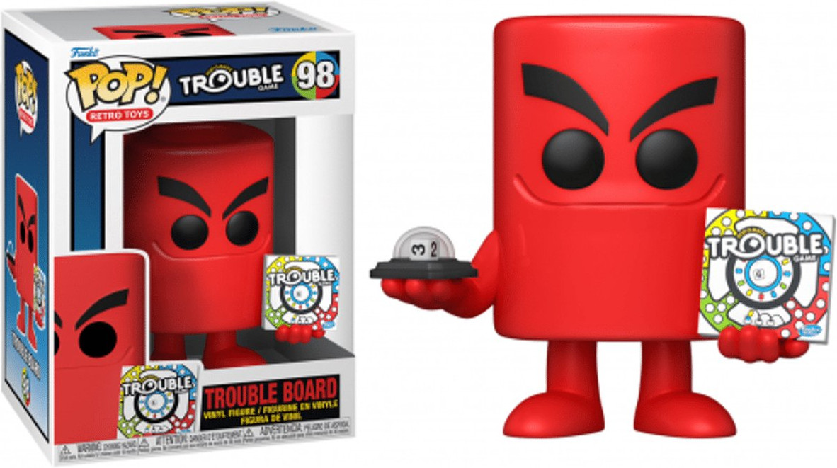 Pop-O-Matic Trouble Game Funko Pop Vinyl: Trouble Board