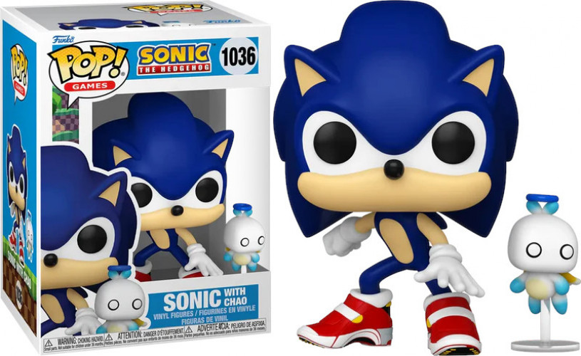 Sonic the Hedgehog Funko Pop Vinyl: Sonic with Hero Chao