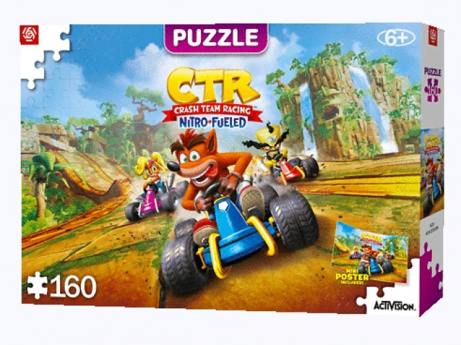 Crash Bandicoot Puzzle - Crash Team Racing Nitro Fueled (160 pieces)