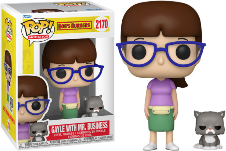 Bob's Burgers Funko Pop Vinyl: Gayle with Mr. Business