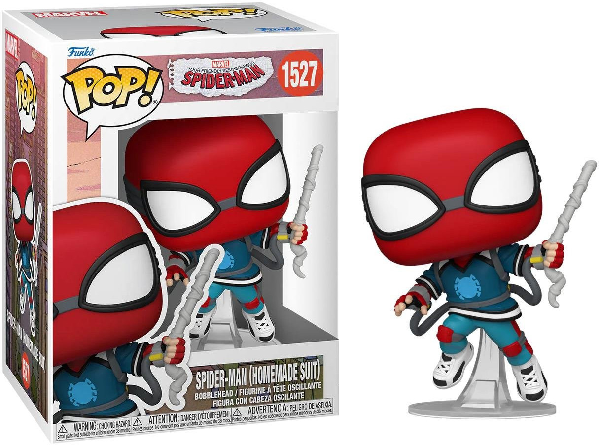 Marvel Friendly Neighborhood Spider-Man Funko Pop Vinyl: Spider-Man (Proto-Suit)