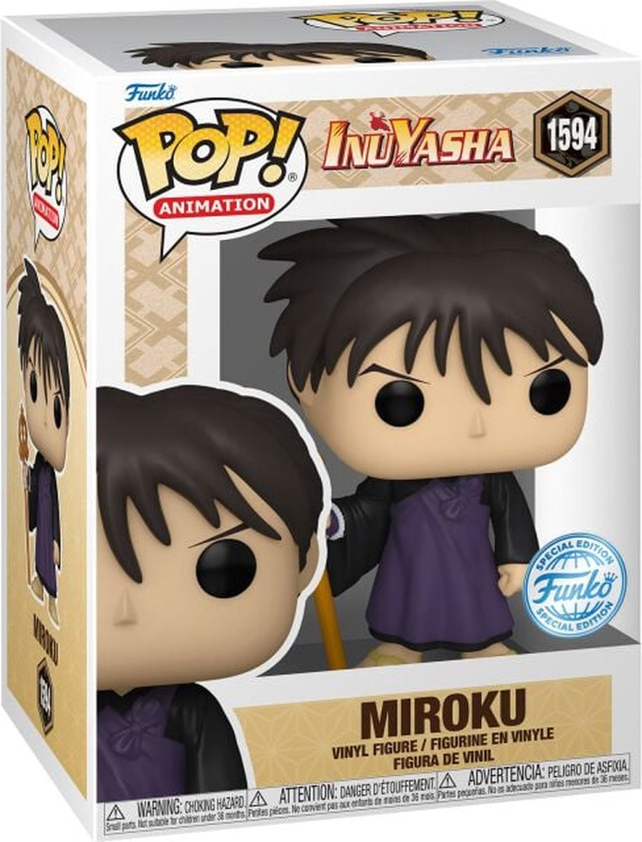Inuyasha Funko Pop Vinyl: Miroku