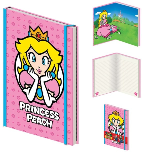 Super Mario - Peach A5 Notebook