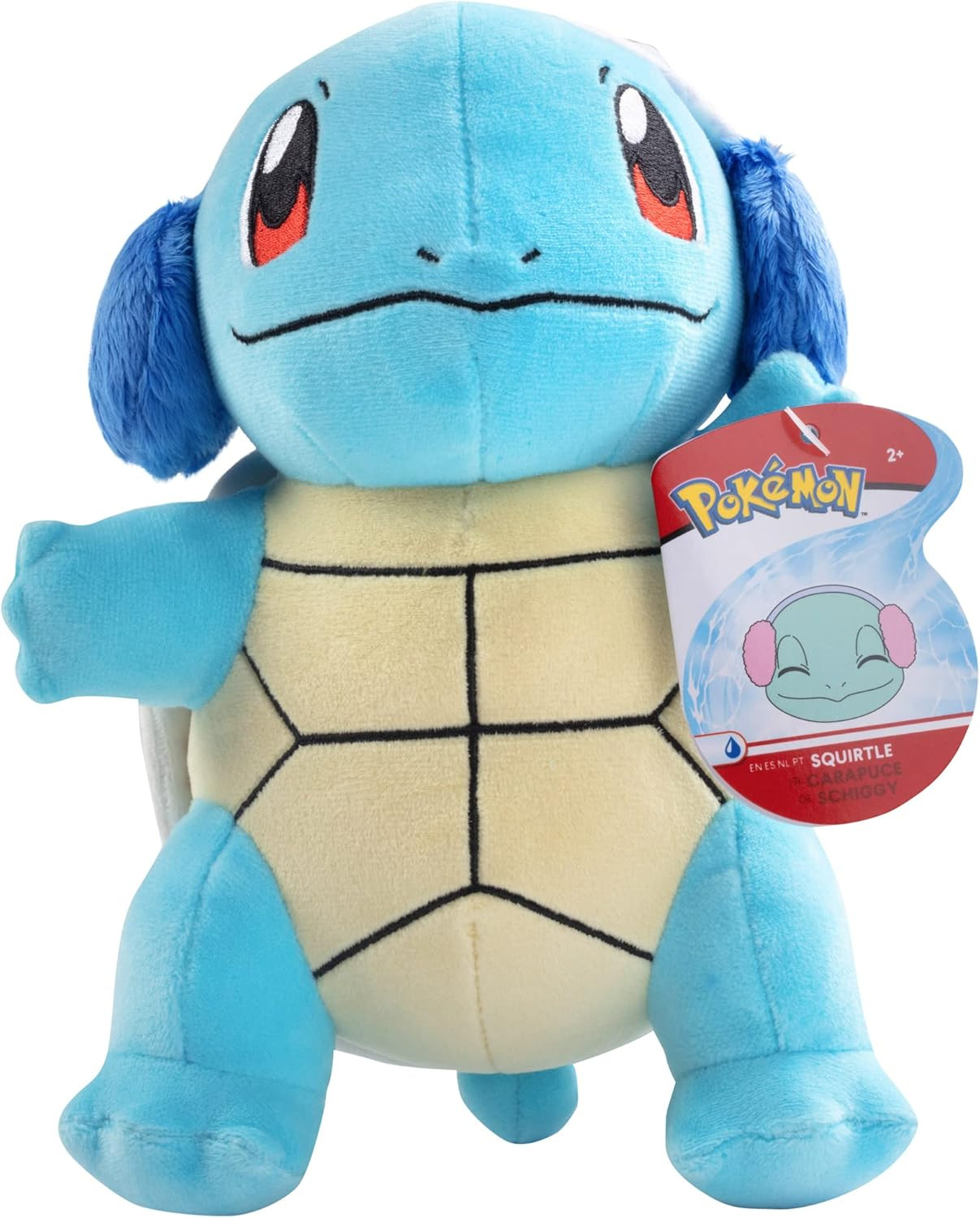 Pokemon Pluche - Squirtle with Ear Muff