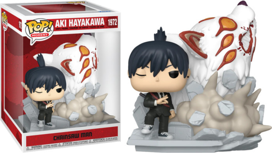 Chainsaw Man Funko Pop! Moment Vinyl: Aki Hayakawa (Fox Devil)