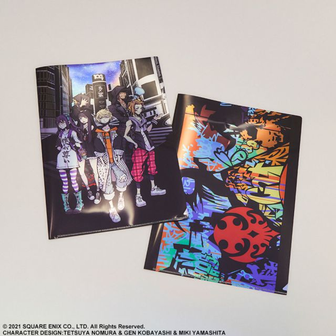 NEO: The World Ends With You Metallic File Set - The Chararacters