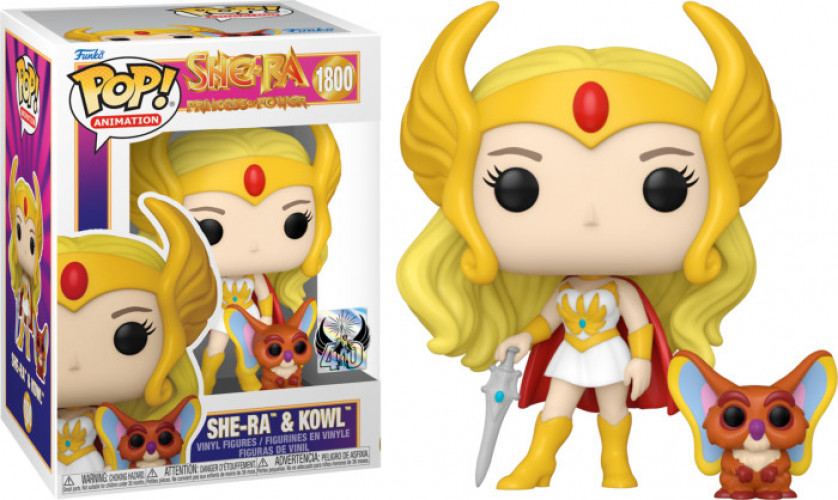 She-Ra: Princess of Power Funko Pop Vinyl: She-Ra & Kowl