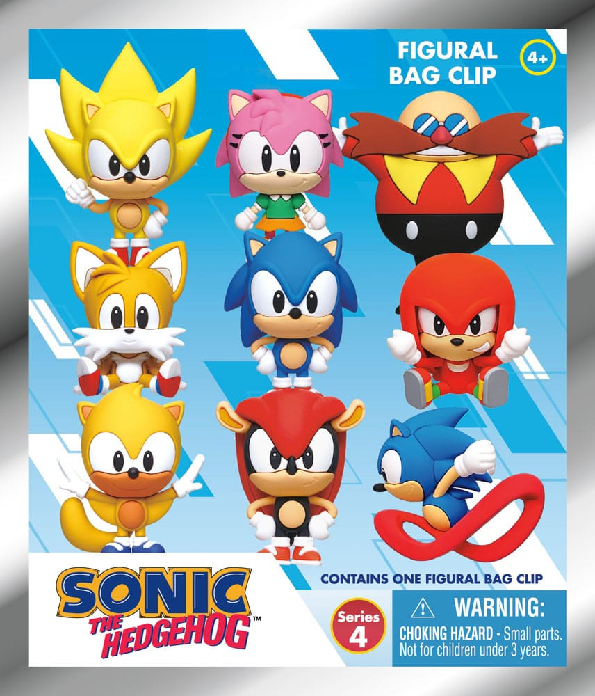 Sonic the Hedgehog 3D Bag Clip Blind Bag - Series 4