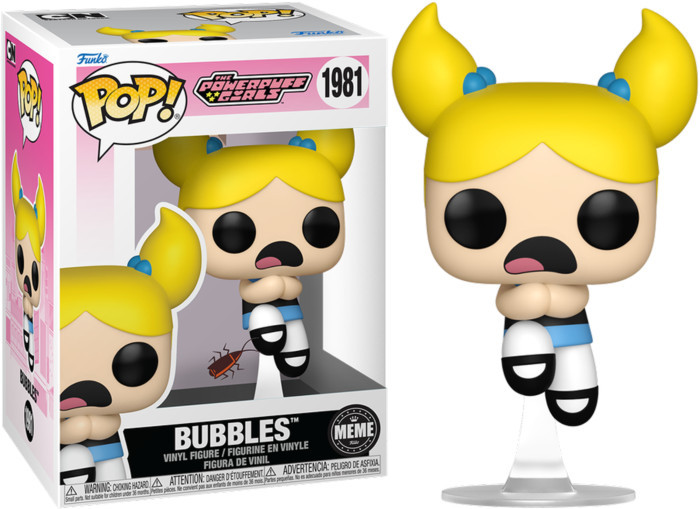 The Powerpuff Girls Funko Pop Vinyl: Bubbles (Meme Edition)