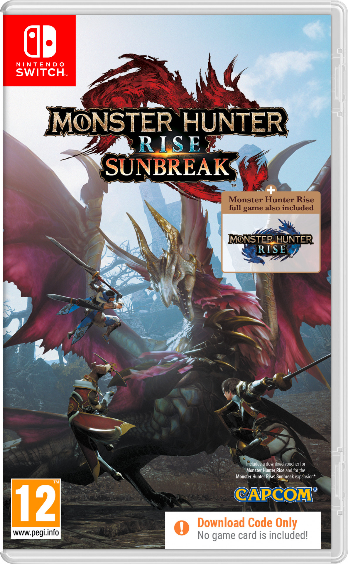 Monster Hunter Rise + Sunbreak (Code in a Box)