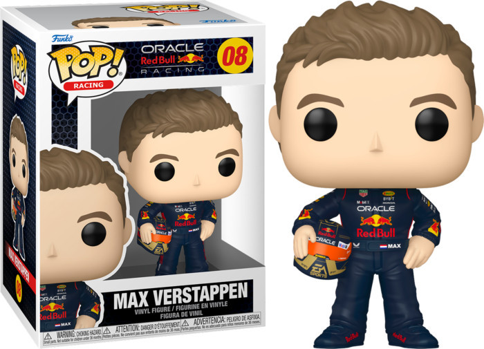 Formula 1 Funko Pop Vinyl: Max Verstappen with Helm
