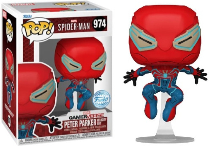 Spider-Man 2 Funko Pop Vinyl: Peter Parker Velocity Suit