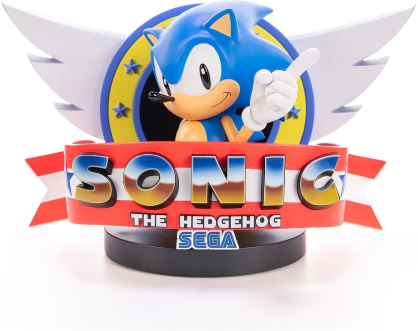 Sonic the Hedgehog Statue - Title Screen