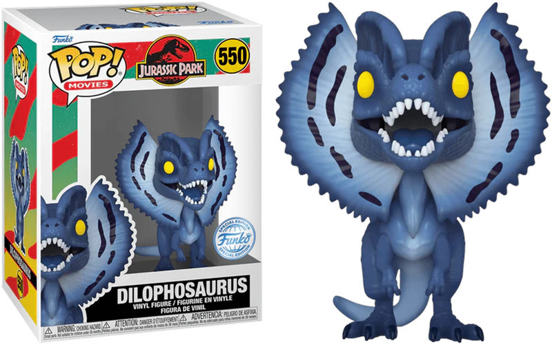Jurassic Park Funko Pop Vinyl: Dilophosaurus (special edition)