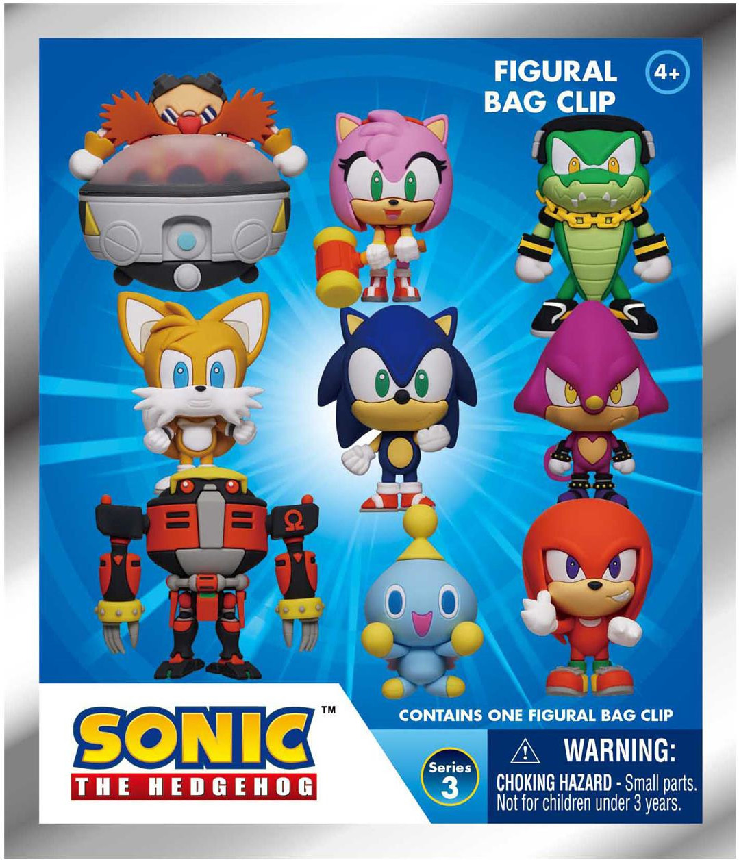 Sonic the Hedgehog 3D Bag Clip Blind Bag - Series 3