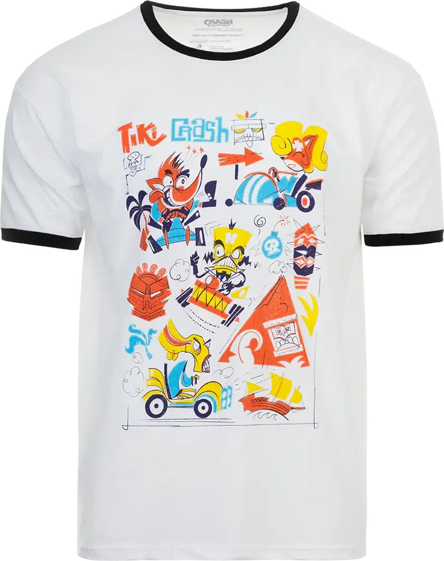 Crash Bandicoot T-Shirt - Tiki Crash