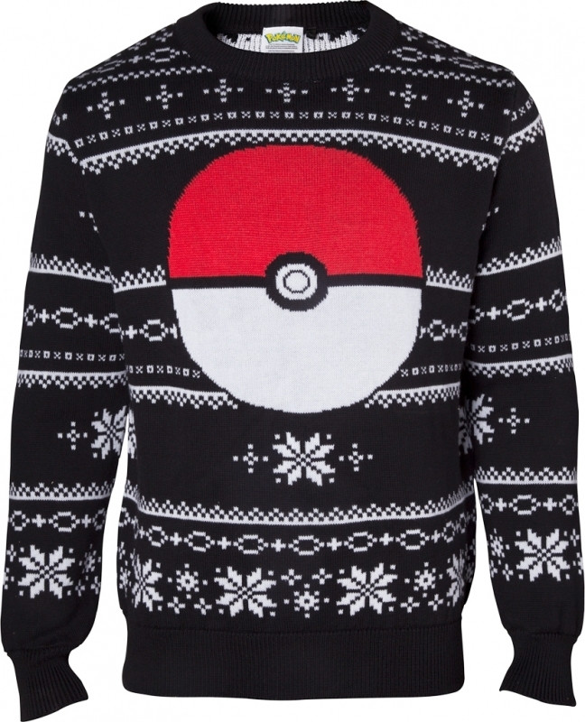 Pokemon - Knitted Pokeball Christmas Sweater