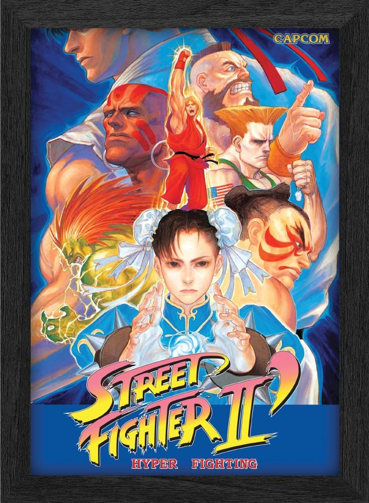 Pixel Frames Plax - Street Fighter 2: Legends (30cm x 25cm)