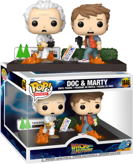 Back to the Future Funko Pop! Moment Vinyl: Doc & Marty