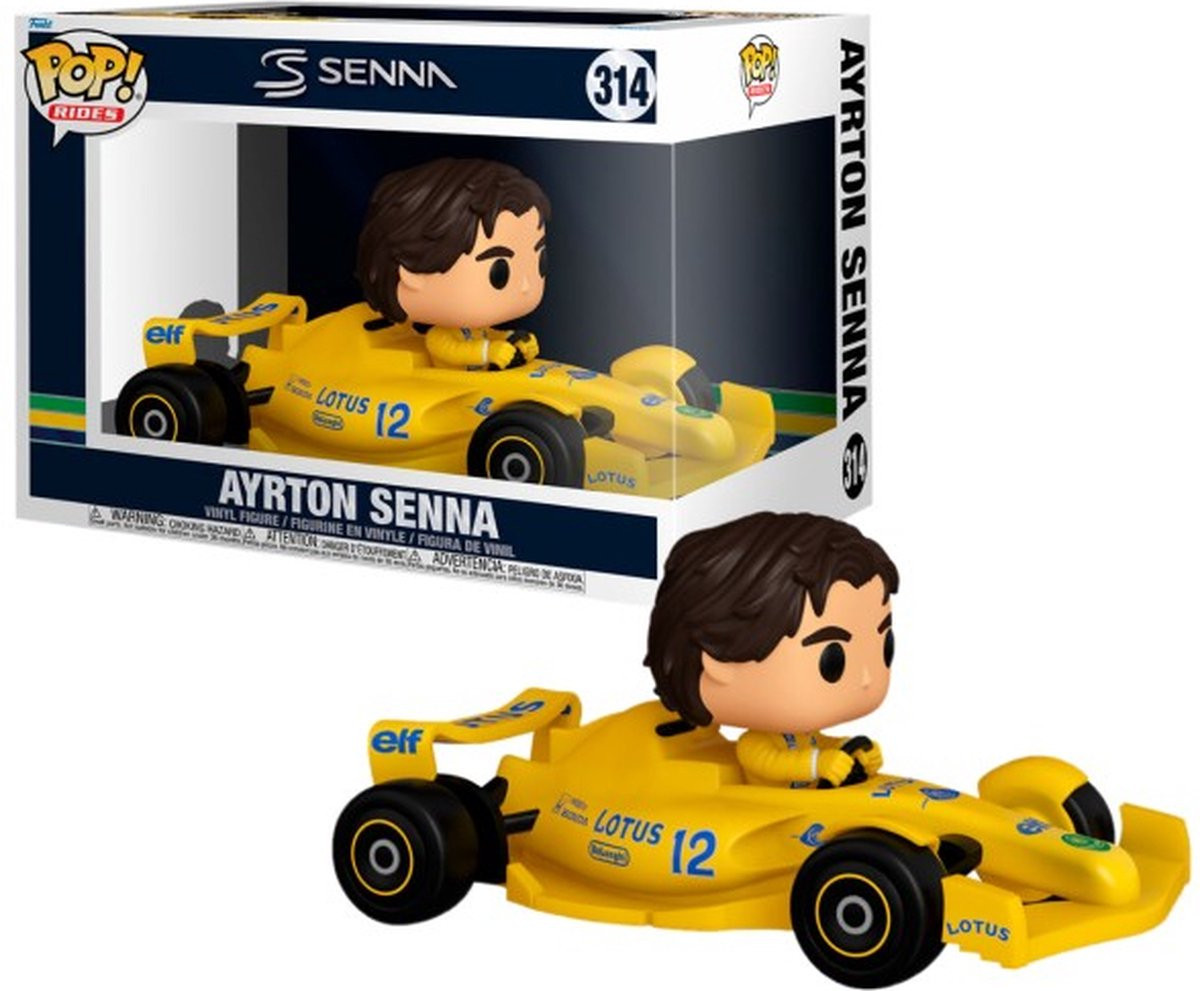 Formula 1 Rides Super Deluxe Funko Pop Vinyl: Ayrton Senna (Lotus)