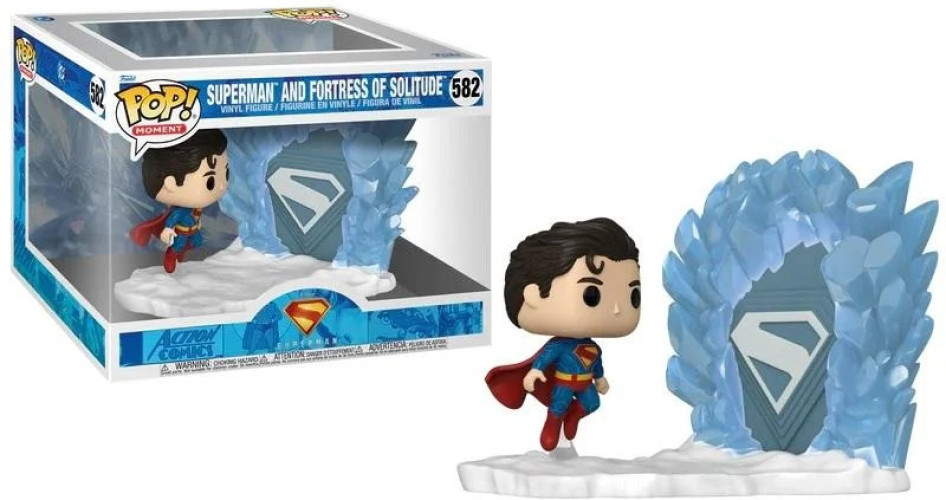 Superman Funko Pop! Moment Vinyl: Superman and Fortress of Solitude