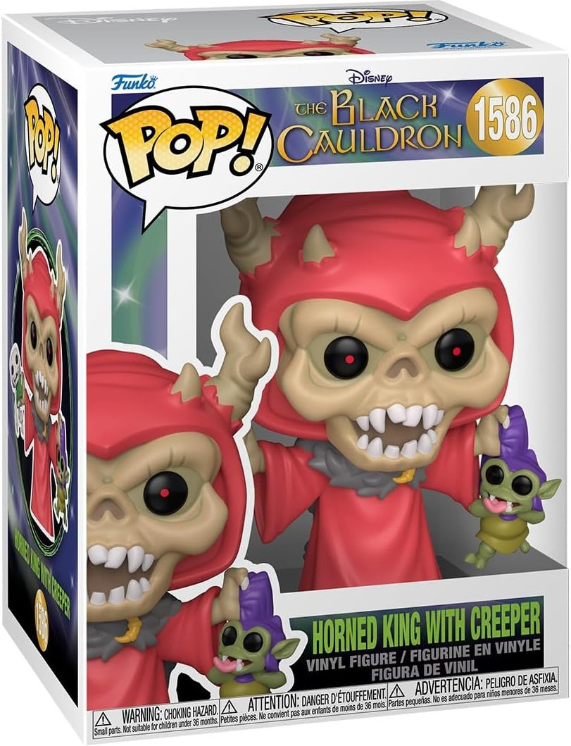 Disney The Black Cauldron Funko POP Vinyl: Horned King with Creeper