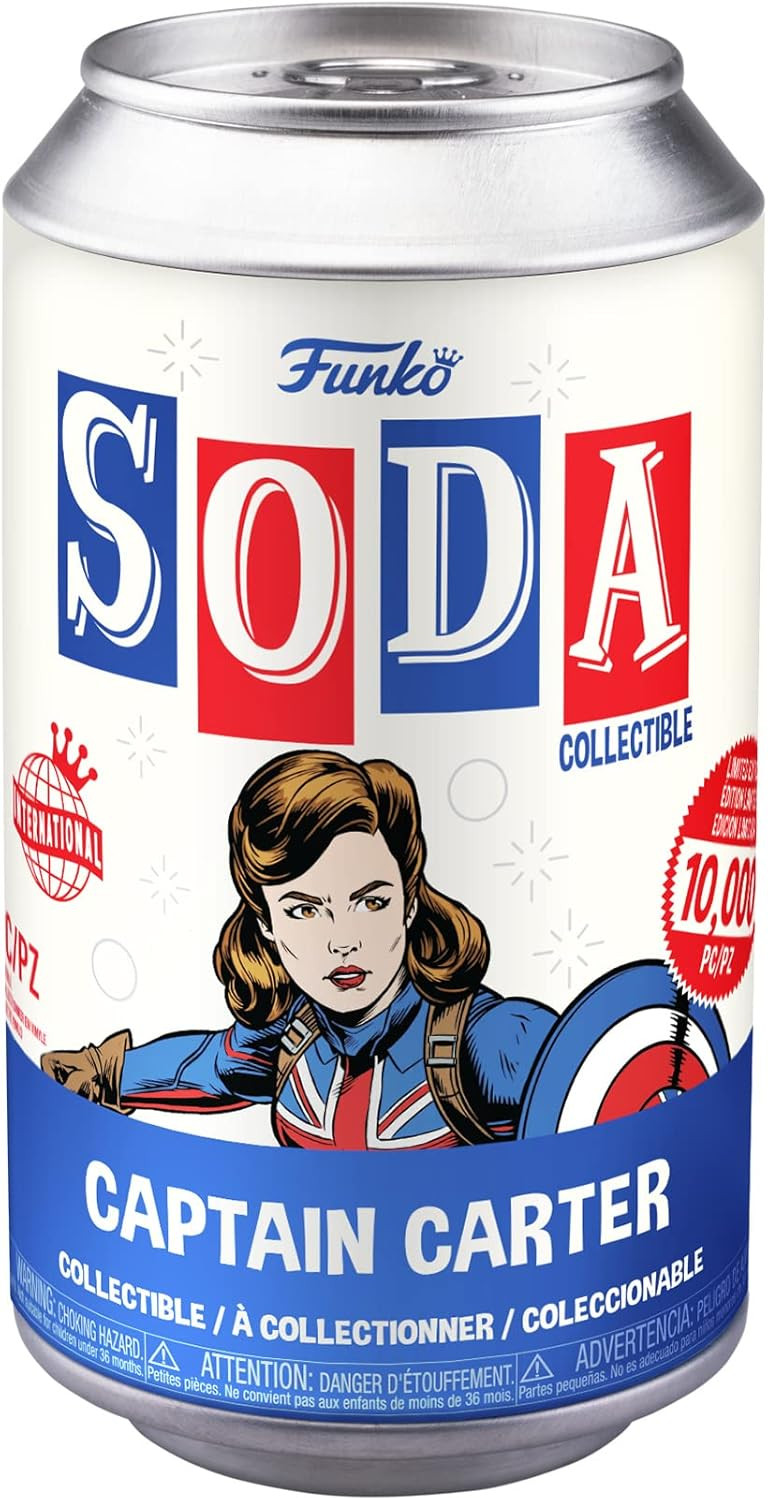 Marvel - What If...? Funko Vinyl Soda: Captain Carter (International)