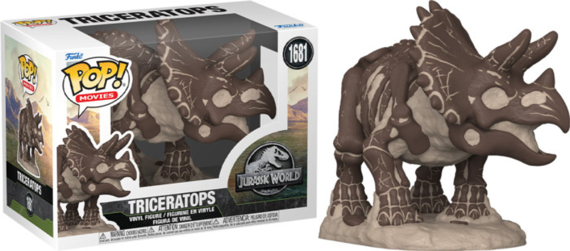 Jurassic World Funko Pop Vinyl: Triceratops (Fossil)