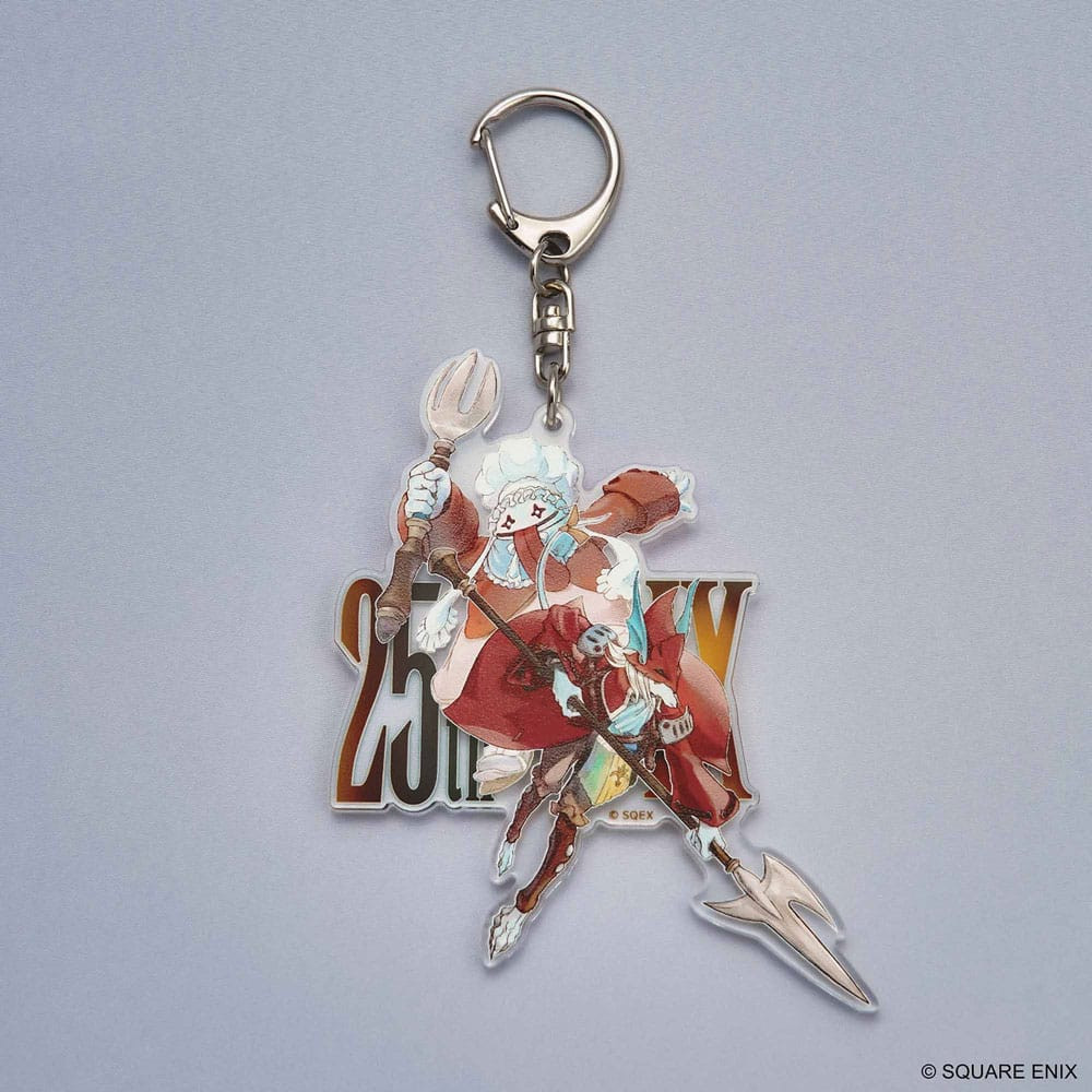 Final Fantasy IX Acrylic Keychain - 25th Anniversary Quina & Freija