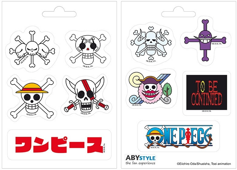 One Piece Stickerset - Emperor Skulls