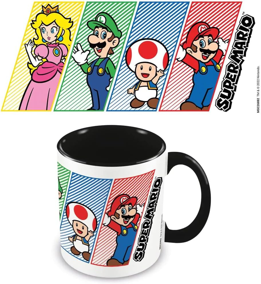 Super Mario - Super Mario 4 Colour Mug