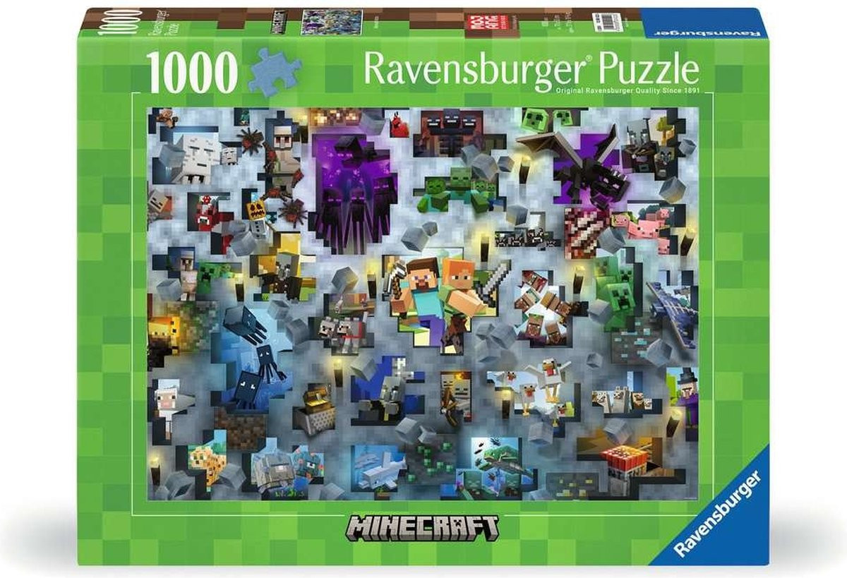 Minecraft - Minecraft Adventures Puzzle (1000pc)
