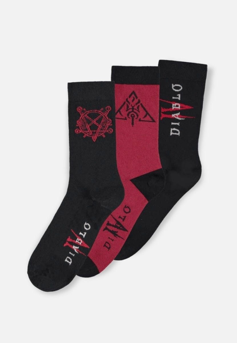 Diablo IV - Hell Crew Socks (3Pack)