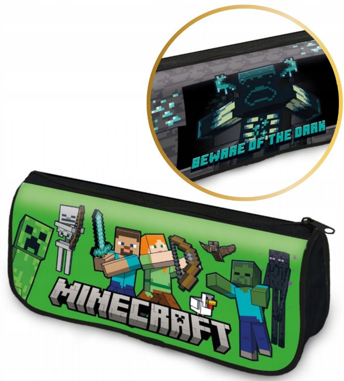 Minecraft Pencilcase - Beware of the Dark
