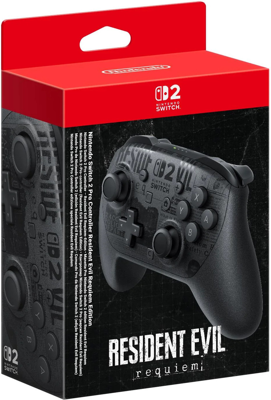 Nintendo Switch 2 Pro Controller - Resident Evil Requiem Edition