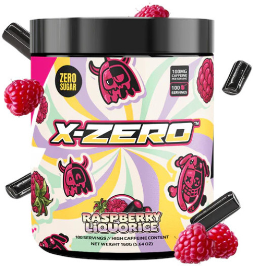 X-Gamer 160g X-Zero Formula - Raspberry Liquorice