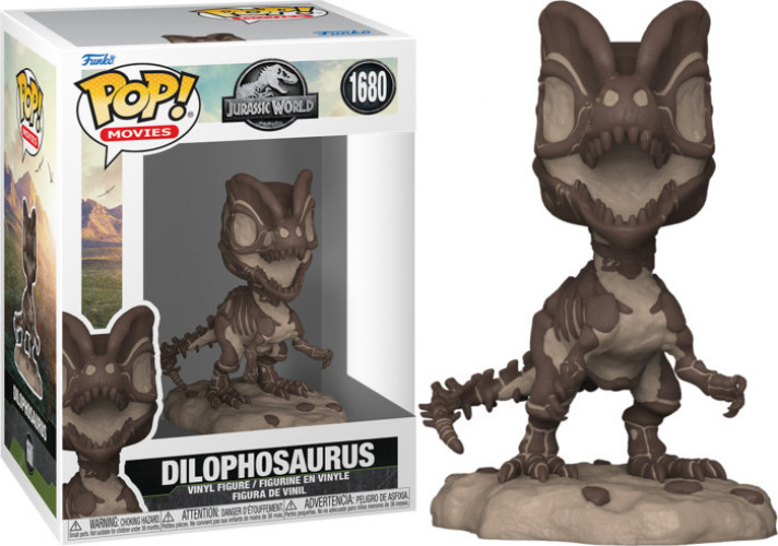 Jurassic World Funko Pop Vinyl: Dilophosaurus (Fossil)
