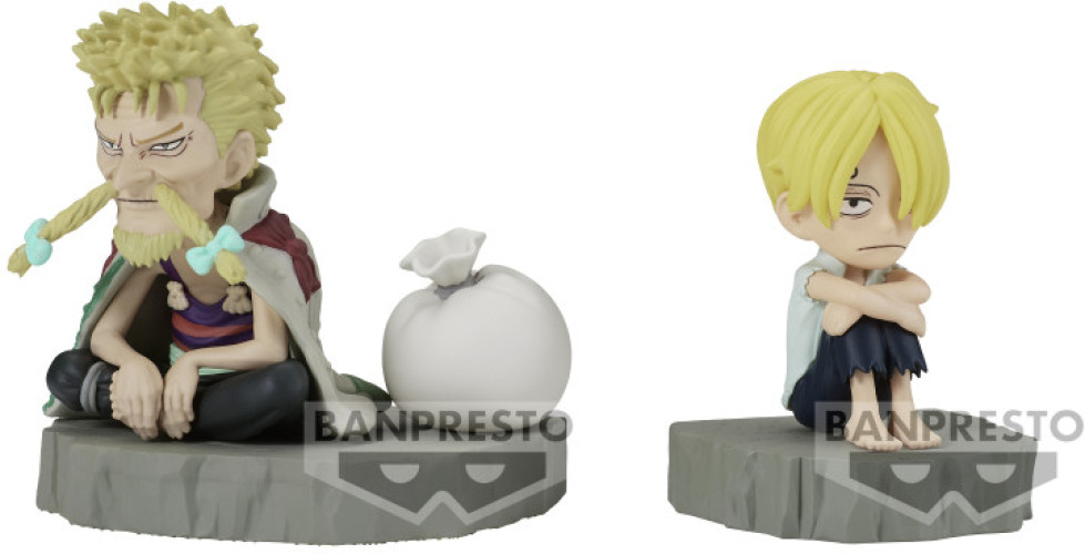 One Piece WCF Log Stories Figure - Sanji & Zeff (Stranded)