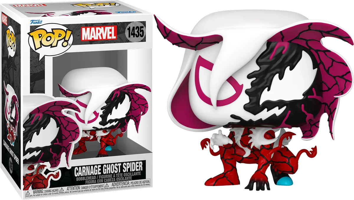 Marvel Funko Pop Vinyl: Carnage Ghost Spider