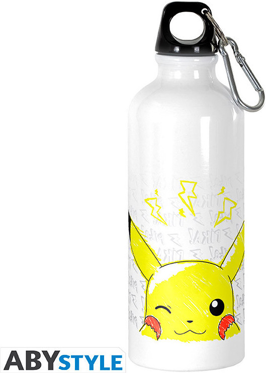 Pokemon Water Bottle - Pikachu Scribble