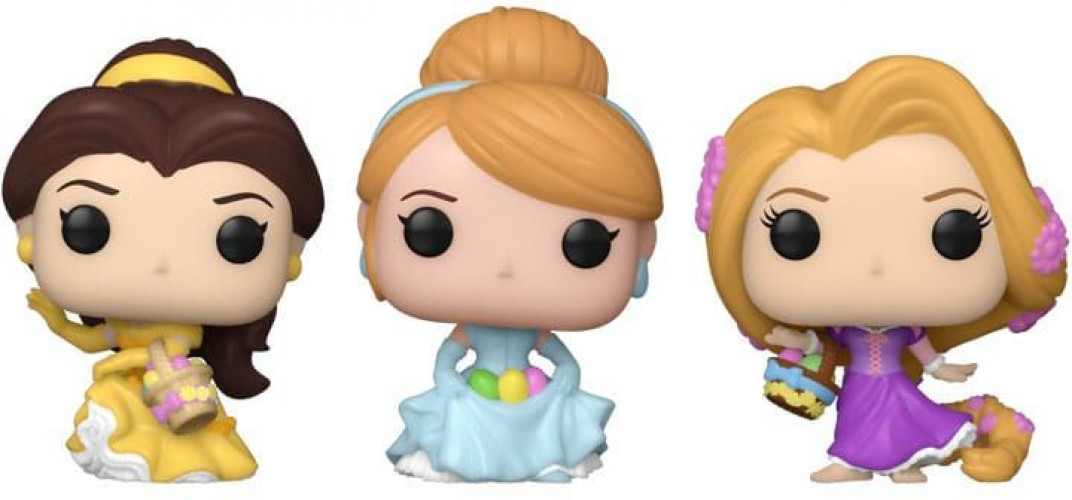 Disney Funko Pocket Pop! Easter Egg: Belle / Cinderella / Rapunzel 3-Pack