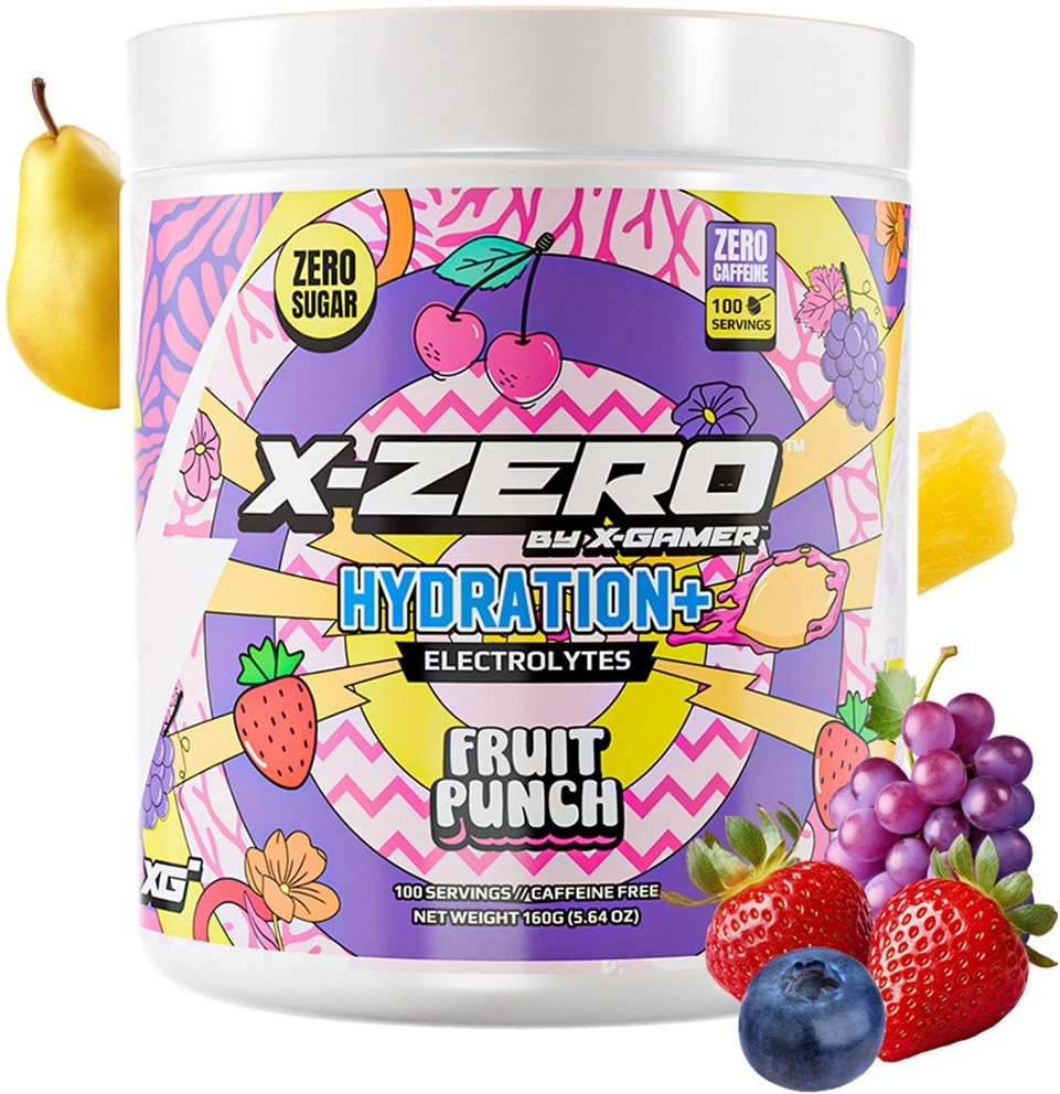 X-Gamer 160g X-Zero Formula - Fruit Punch - Hydration+